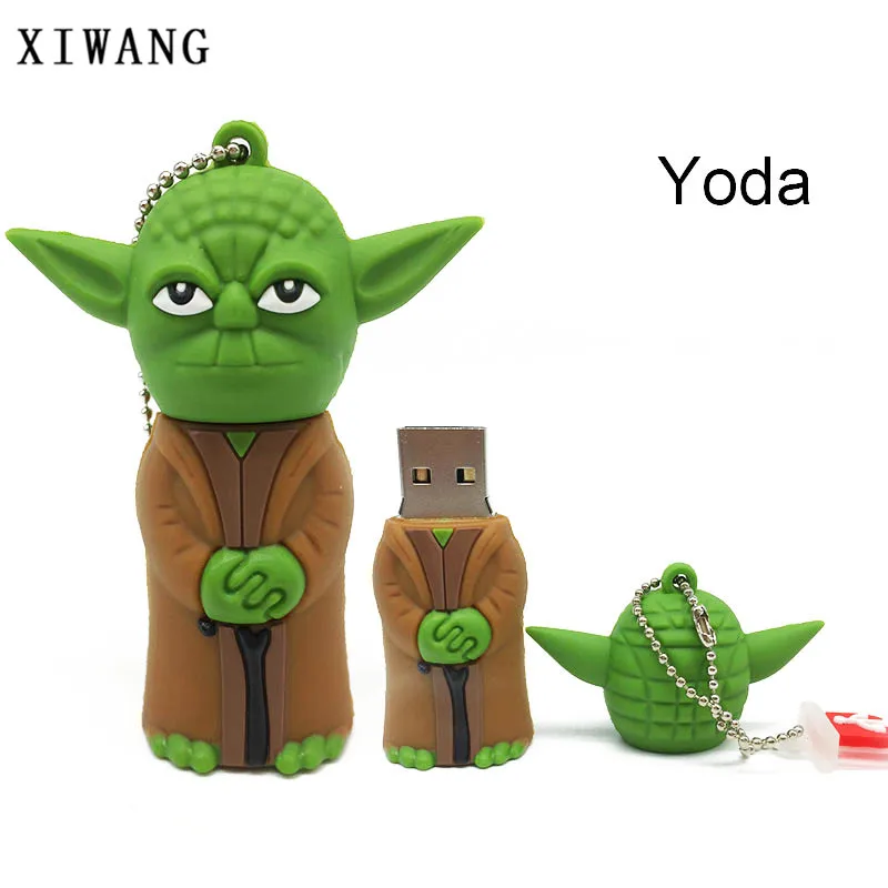 Usb флеш-накопитель 128 ГБ, серия Star Wars, USB 2,0, 4 ГБ, 8 ГБ, флеш-накопитель, 16 ГБ, 32 ГБ, 64 ГБ, мультяшный Дарт Вейдер, йода, флешка, usb флешка, подарок