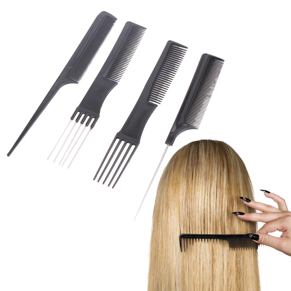 10pc Hairdressing Comb For Haircut Antistatic Hairstyling Comb Carbon