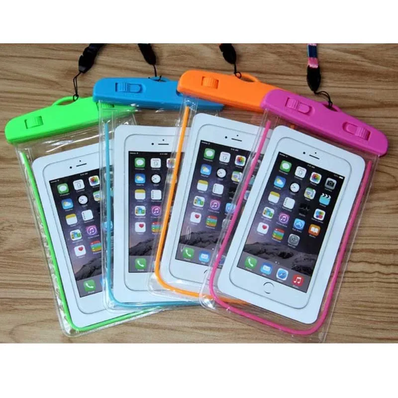 

Universal Waterproof Pouch Cell Phones portable bag Convenient to use lightweight Useful Dropping Drop shipping