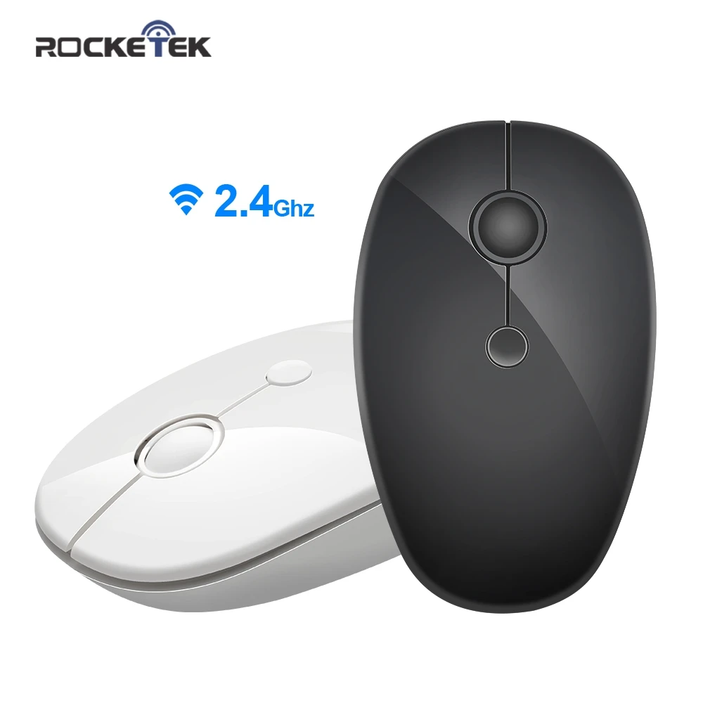 

Rocketek USB Wireless Mouse 1600 DPI 4 buttons ergonomic design for 2.4G desktop computer accessories mice gamer lol PC