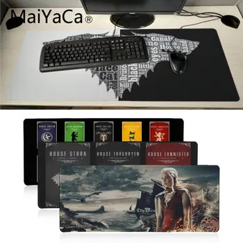 

Maiyaca Cool New Game Of Throne Movie logo Keyboard pad Gamer Gaming Mouse pads Computer Mousemat Best Mats for Gamer Gift