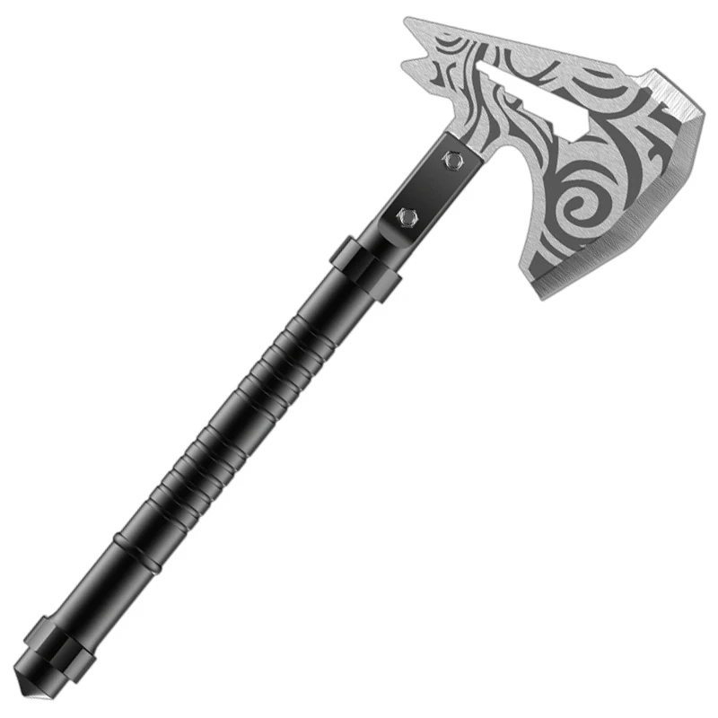 

Removable Multifunctional Black Axe Wrench hook three in one Axe Garden Outdoor Survival Tools