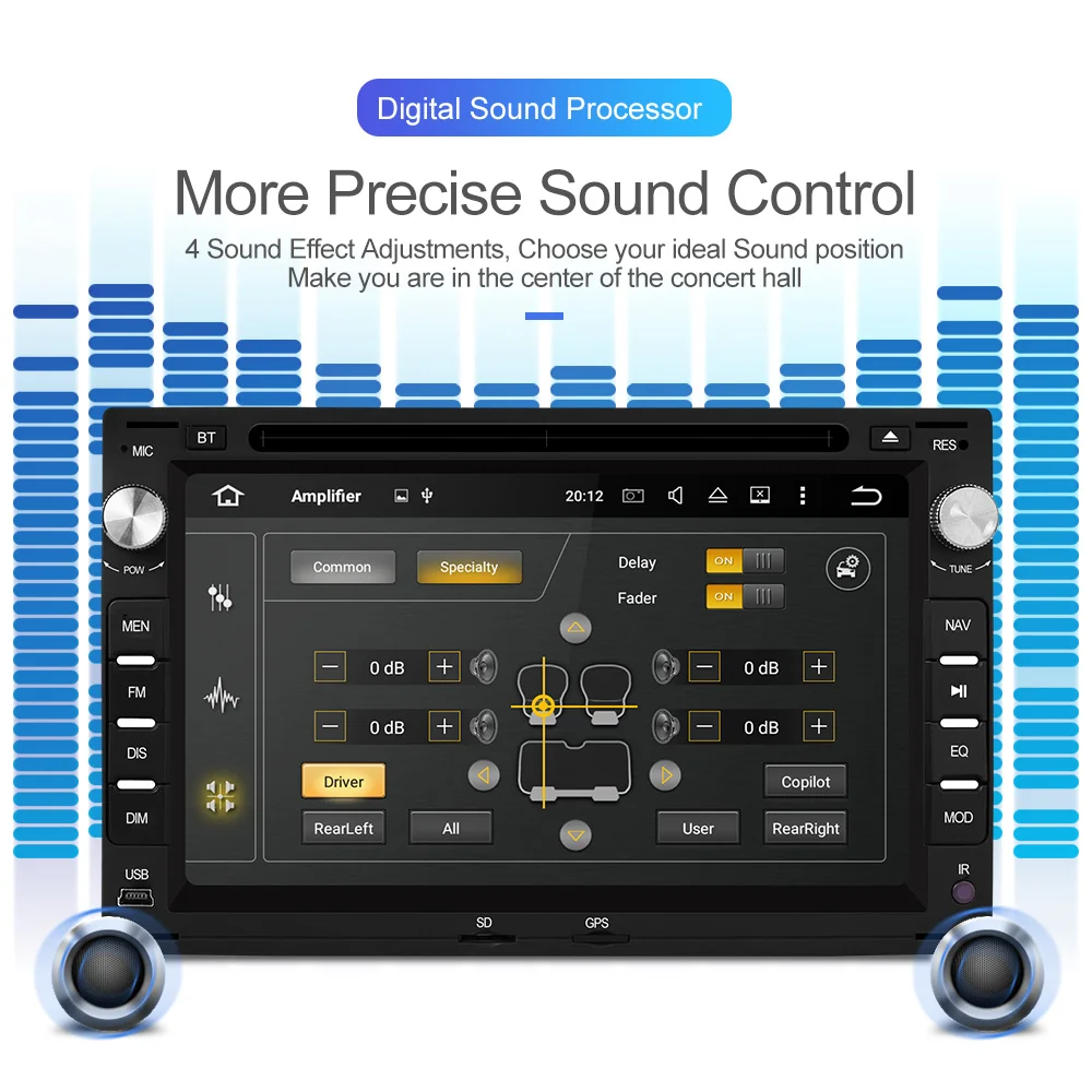 Best Isudar Car Multimedia Player Android 9 2 Din Stereo System For VW/Volkswagen/Passat/Golf/Skoda Octa Core 4GB RAM Wifi USB DVD 3