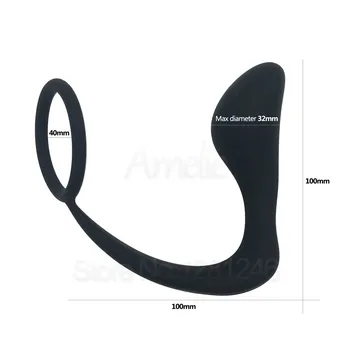 Male Climax Delay Male Prostate Massager Anal Vibrator Sex Toys for Men Erotic Toys Tail Anal Ring Penis Adult Sex Games for Men 5