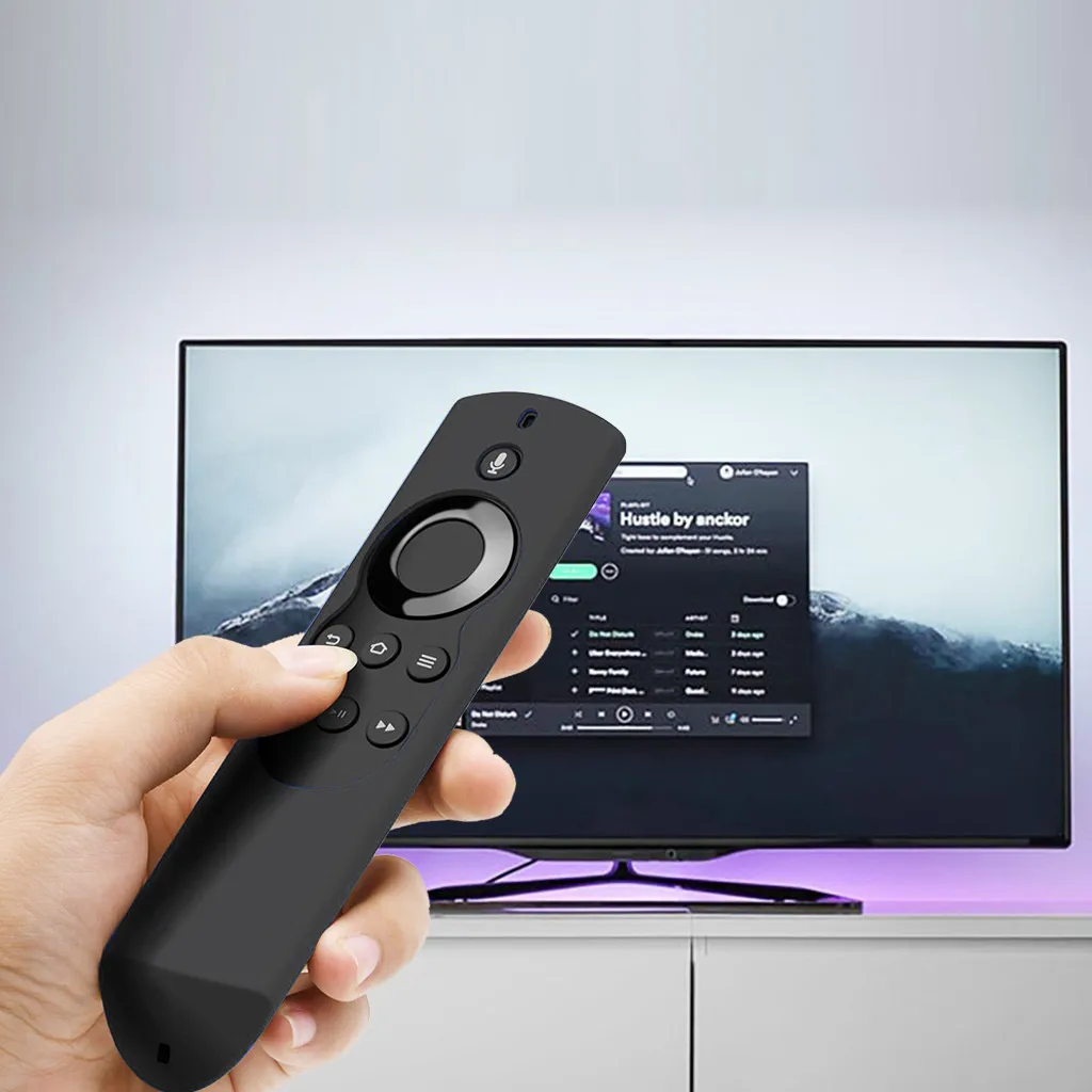 Силиконовый защитный чехол для Amazon Fire tv Stick, пульт дистанционного управления с голосовым пультом дистанционного управления, 4 цвета, защитный чехол для кожи 5,9 дюйма