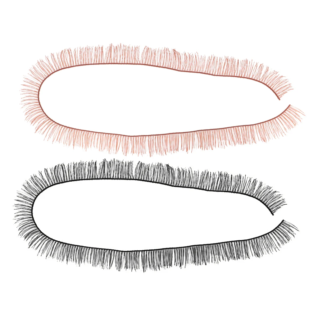 20pcs Eyelash Extension Kits Set False Lashes Tool Curly Eyelashes For Makeup Practice Eye Lashes DIY Graft