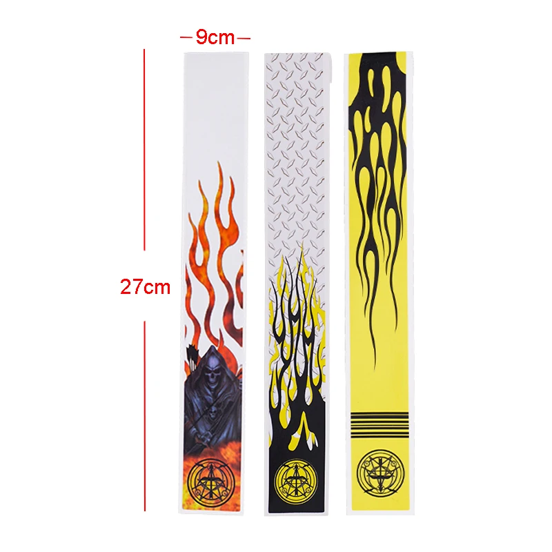 3-Color-12-pcs-270-9-5mm-Arrow-Shaft-Skin-stickers-General-Arrow-sticker-double-sided