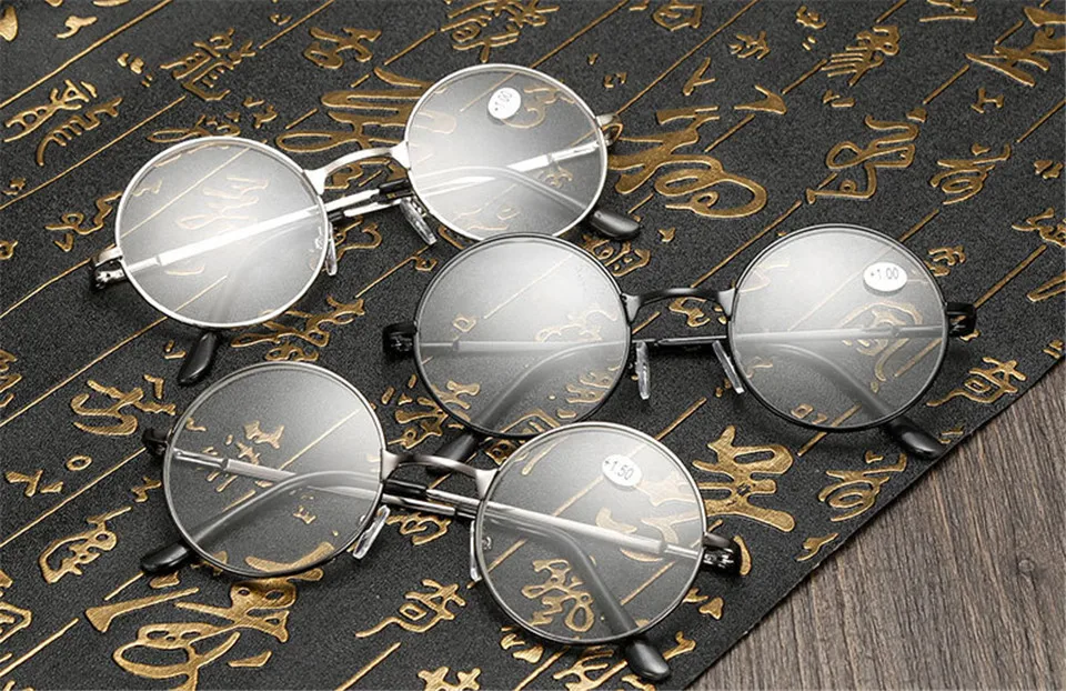 Iboode ретро металлические круглые очки для чтения с диоптриями+ 1,0 1,5 2,0 2,5 3,0 3,5 унисекс очки для чтения при дальнозоркости для женщин и мужчин