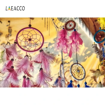 

Laeacco Dreamcatchers Photography Backgrounds Customized Baby Party Family Photocall Photographic Backdrops for Photo Stud