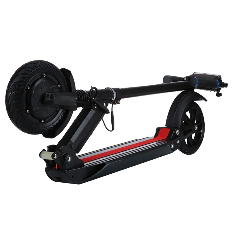 Kick Foldable Electric scooter Carbon Fiber Skateboard Handlebar LCD Display | Спорт и развлечения