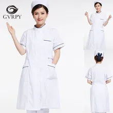 Униформа медсестры Белая Летняя с коротким рукавом женская кисточка ручная одежда больница салон красоты стоматологическая клиника аптека медицинская униформа