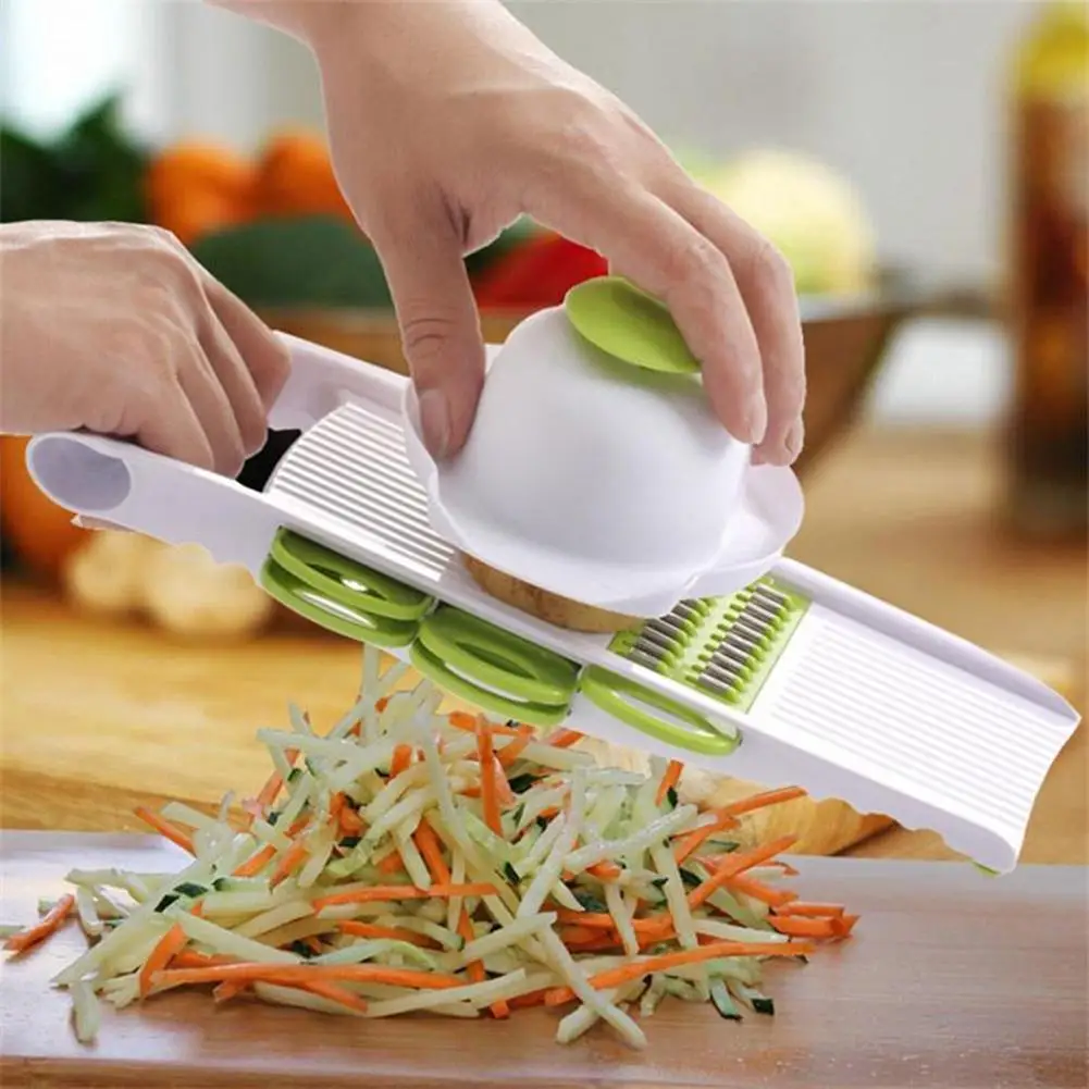 

7Pcs/Set Kitchen Multifunctional Vegetable Potato Cutter Shred Slicer Grater Kichen Tool