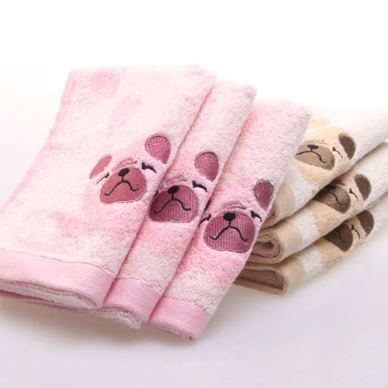 

Simanfei New 45g Genuine High 25cm*48cm Cute Cartoon Pug Pattern Cotton, Single Yarn,Suitable for Children