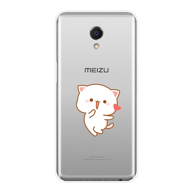 Чехол для Meizu M2 M3 M5 M6 Note милый мягкий силиконовый чехол влюбленных пар M6S M6T M5C M5S M3S