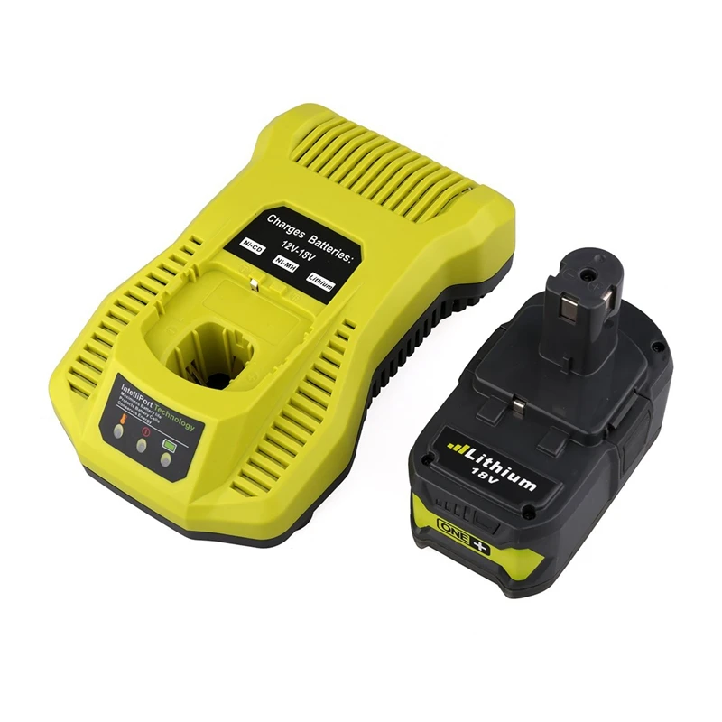 12 V-18 V Батарея Зарядное устройство P117 P118 для Ryobi-гидридных и никель-кадмиевых типов аккумуляторов Зарядное устройство для