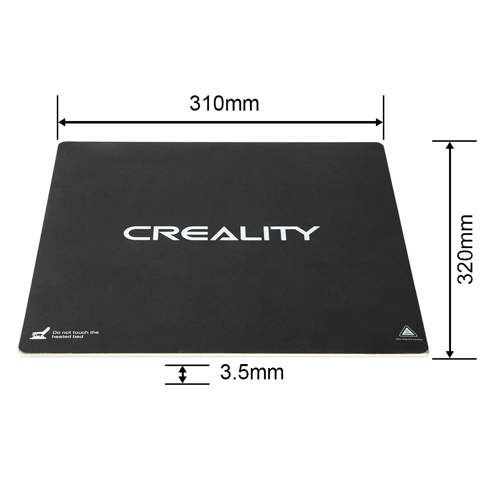 Заводская поставка CREALITY CR-10S PRO 310*320 мм алюминиевая пластина и наклейка