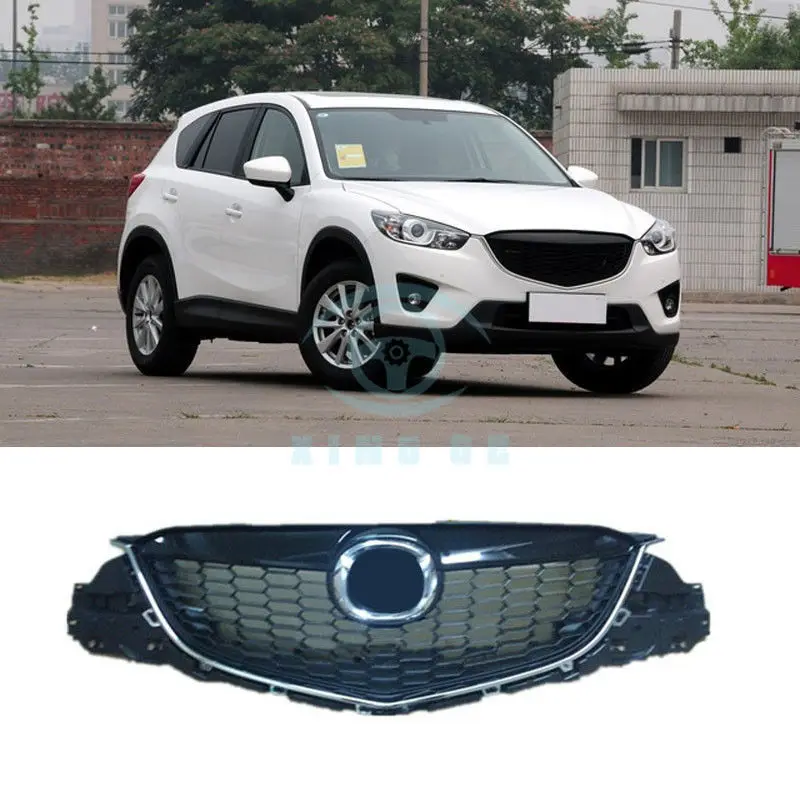Внешний передний средний решетка с отделкой охранников Установите для mazada CX-5