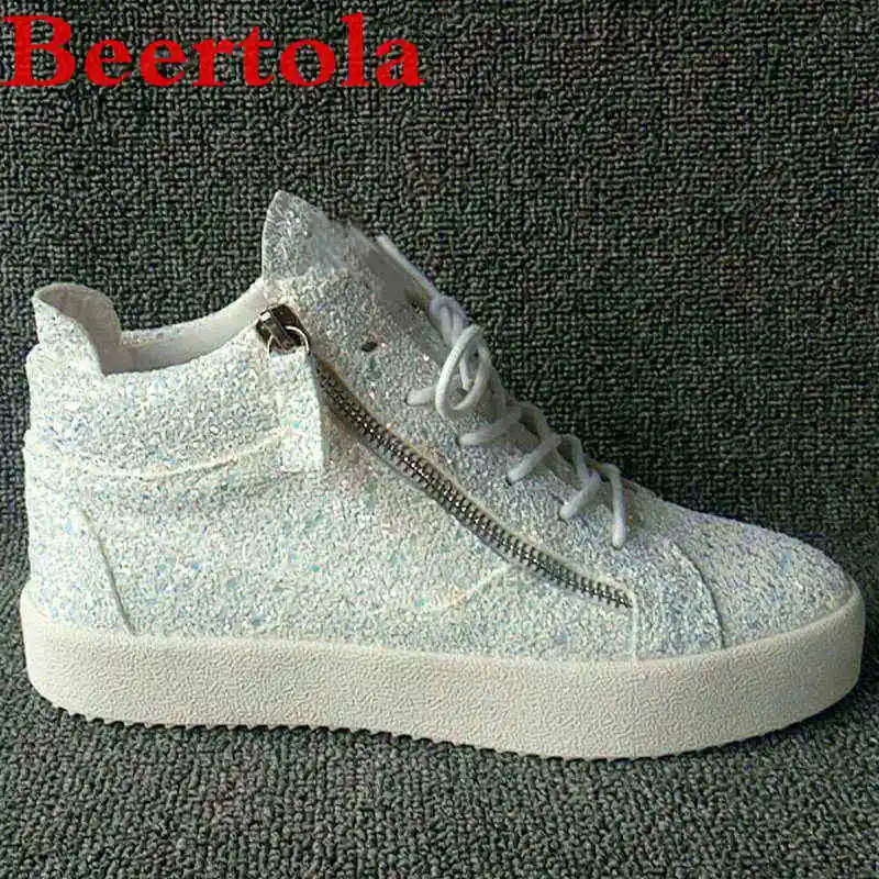 bling high top sneakers