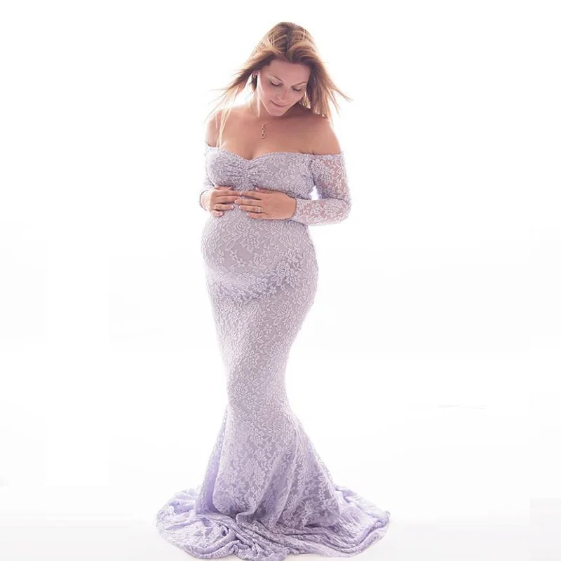 

Maternity dresses pregnancy dress evening party clothing materntiy dresses for photo shoot Maternity's photography clothing 1113