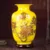 New Chinese Style Vase Jingdezhen Yellow Crystal Glaze Flower Vase Home Decor Handmade Shining Famille Rose Vases 8
