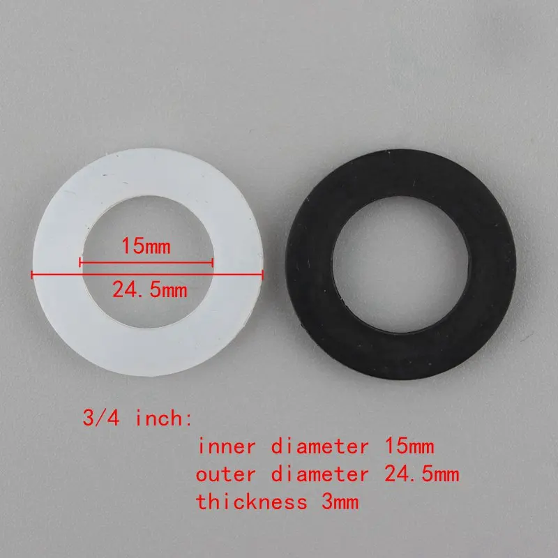 20 قطعة vinmin 3/8 ''1/2'' 3/4 ''1'' ختم طوقا شقة \
