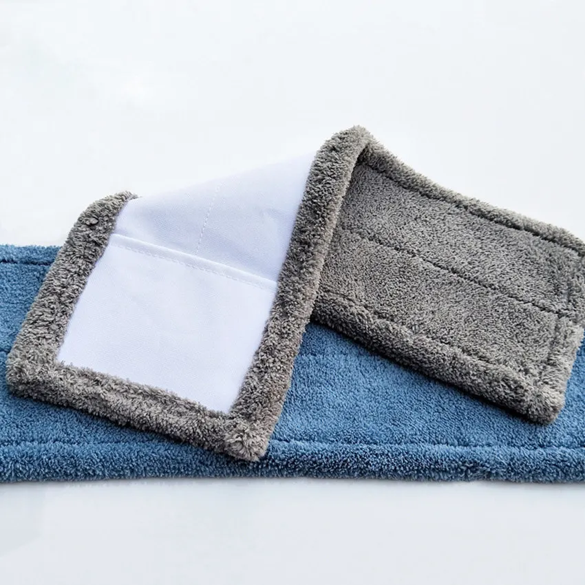 43*15cm Thickened absorbent coral Mop cloth Microfiber fleece Mop Head Cloth cover The Mop To Replace Cloth  cleaning tool