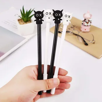 

1 Pcs Cute Cartoon Monster Black Ink Gel Pen 0.5mm Office School Supplies Writing Pen For Kids Stationery Gift Wholesale