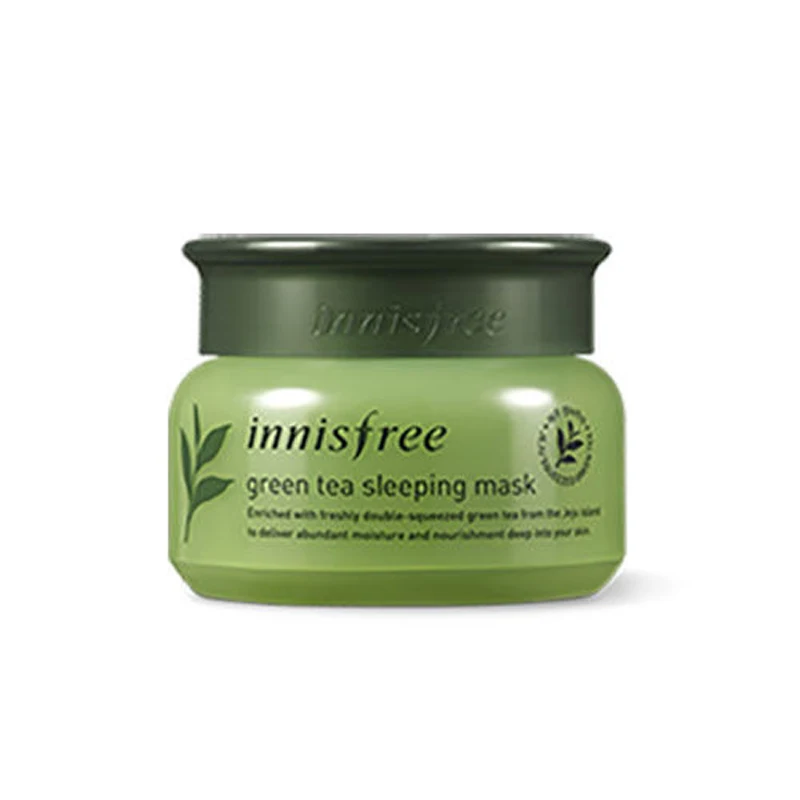 Korea Cosmetic Green Tea Sleeping Mask 80ml Face Mask Deep Nourish Brighten Moisturizing Facial