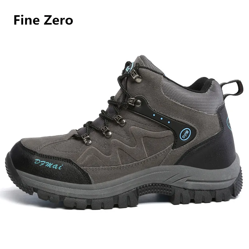 

New Men Hiking Shoes Large Size Waterproof Comfortable Breathable Lace-up Shoes High Quality Male Anti-Slip Trekking Chaussures