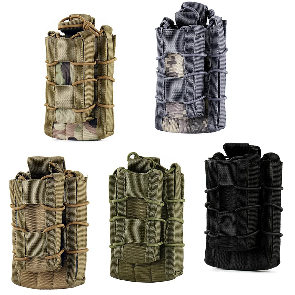 Tactical Molle Magazine Pouch Open Top Single Rifle Pistol Mag