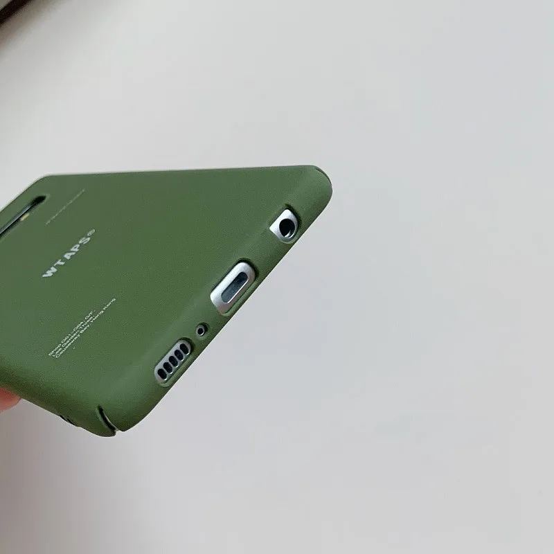 Meachy простой чехол для телефона с надписью зеленого маття Samsung Galaxy S10 Plus S9 S8 Note 9 8