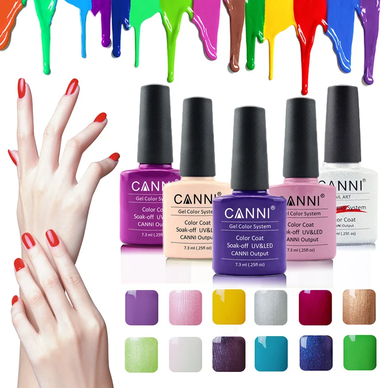 CANNI UV Nail Polish 97 120 Shiny UV Gel Nail Polish Varnish LED Soak