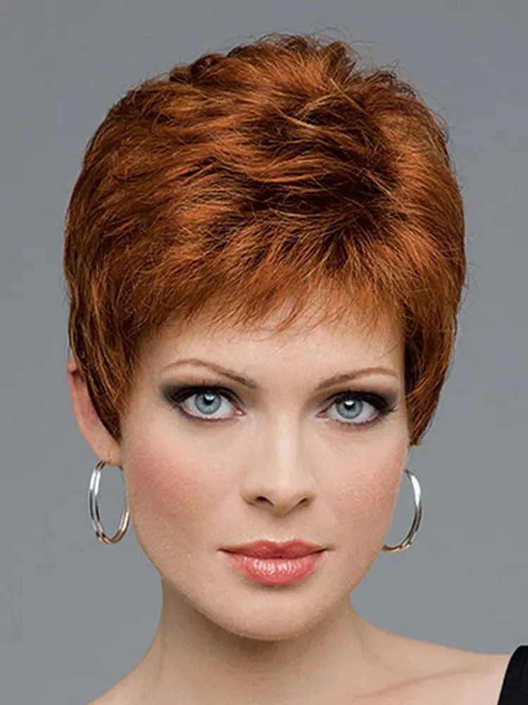 Free shipping 1PCS new trendy synthetic afro hair short blonde wig for black women with free wig