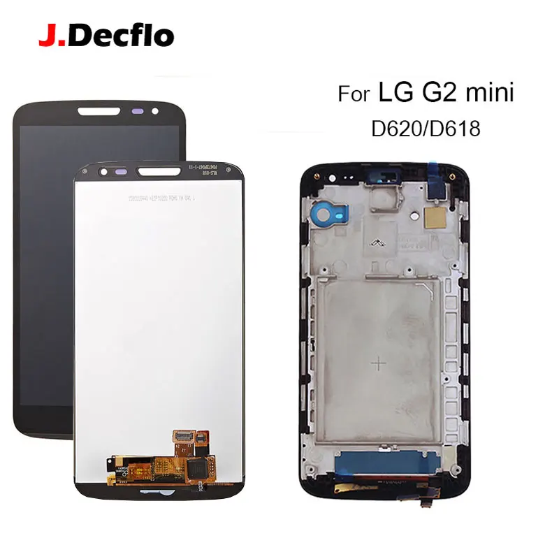 

100% tested LCD For LG G2 Mini D620 D618 LCD Display touch Screen Digitizer Assembly Replacement Parts With/Without Frame