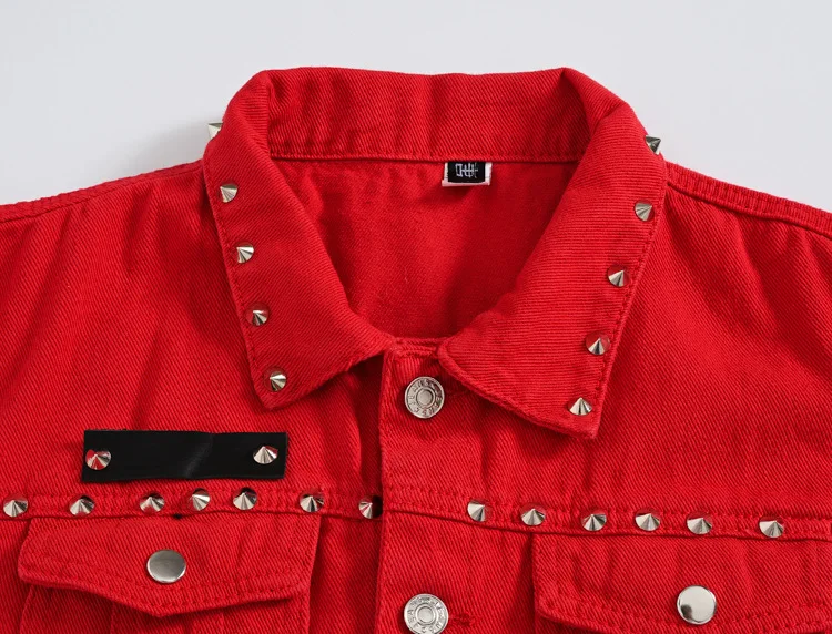DIMUSI Herfst Heren Vest Vintage Denim Jeans Vest Mannelijke Rode Revit  Mouwloze Jassen Mannen Retor Gat Jeans Vesten Kleding 5XL - AliExpress  Men's Clothing