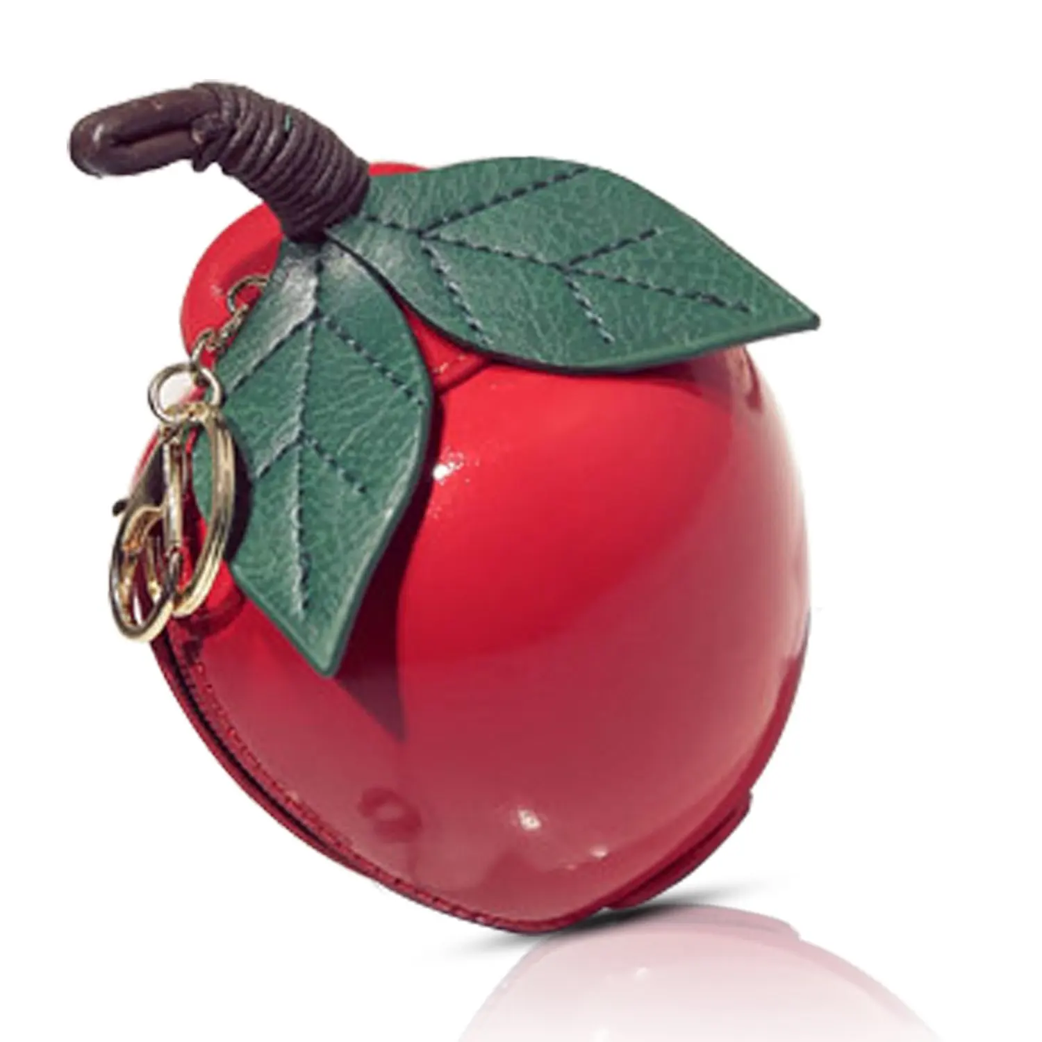 

HEBA Hot Sale 2018 Cute Cartoon Bags Apple Shape for Girls Mini Crossbody Bags Personality Purse Pendant zero Purse