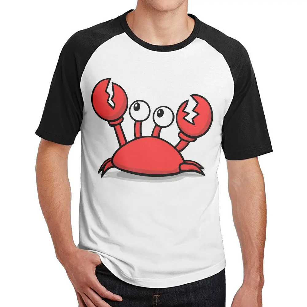 Crab clip art Men's Raglan Tshirtin TShirts from Men's Clothing on