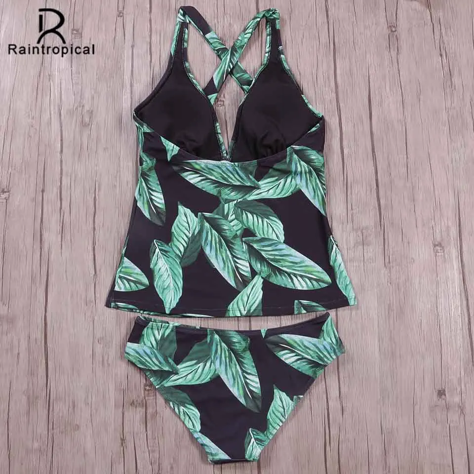 Raintropical 2019 Новый сексуальный женский купальник пуш ап Женский Плюс Размер Танкини