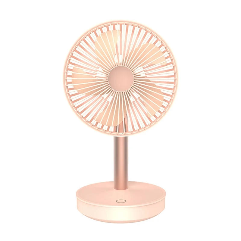 

Cooling Fan 3-Speed Adjustable Portable Mini Hand Fans 4000Mah Rechargeable Micro- Usb Desk Air Cooling Fan