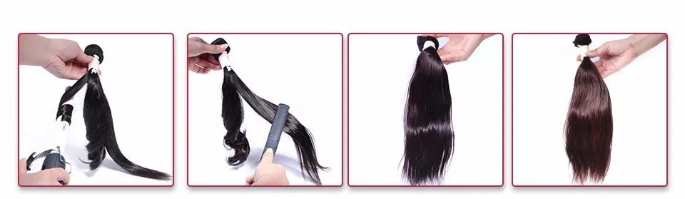 Brazilian Virgin Hair Straight 4 Bundles 8A Unprocessed Virgin Brazilian Straight Hair Mink Brazilian Hair Weave Bundles