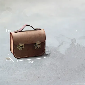 

Handmade leather material bag QQW-163 Cambridge wind small bean bag leather material package Semi-finished bag material