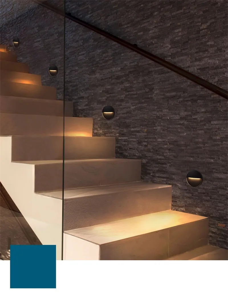 Lâmpadas de Luz de Parede ao ar Luzes do Jardim do Pátio de Alumínio da Decoração da Arte Ultrafinos Levou Livre Impermeável Moderna Arandela Iluminação 5 w 6 Luminária de parede led ultrafina, 5w, à
