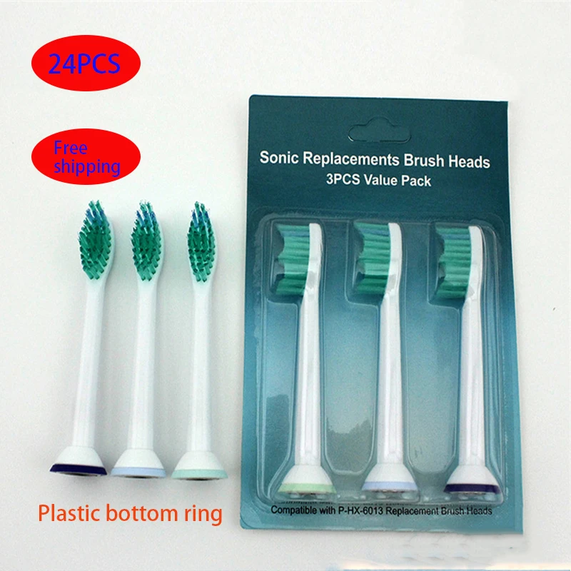 

24pcs Electric Toothbrush Heads for Philips Sonicare Proresult Hx6014 Hx6013 Fit HX6921/HX6930/HX6932/HX6933/HX6942/HX6952