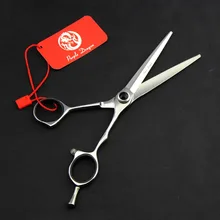 Toppest 6.0 дюймов серебристый парикмахерские Ножницы с мешком Японии 440C 62HRC дома и салон Товары для собак Товары для кошек Pet Резка ножницы Ножницы для волос