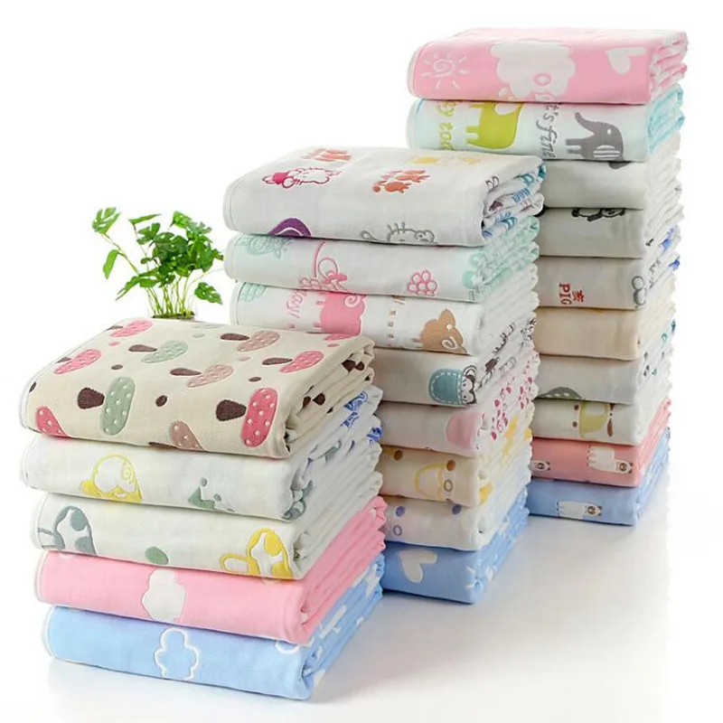 Buy Dajinbear 6 Layers Baby bath towel cotton Muslin