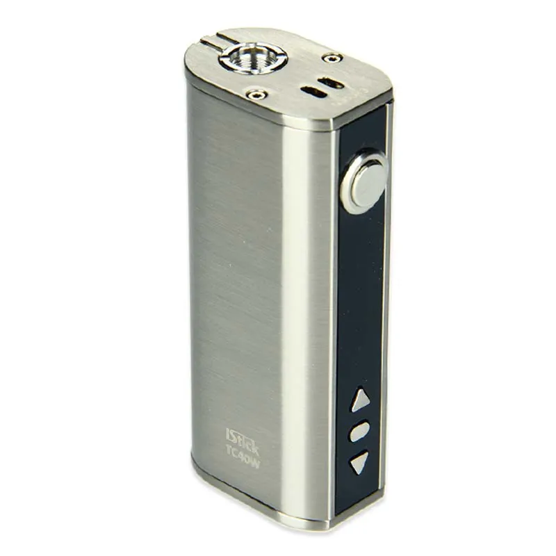 Eleaf iStick TC 40 Вт коробка мод 2600 мАч контроль температуры TC40W батарея мод поддержка TC-Ni/VW режим электронная сигарета - Цвет: Brushed silver