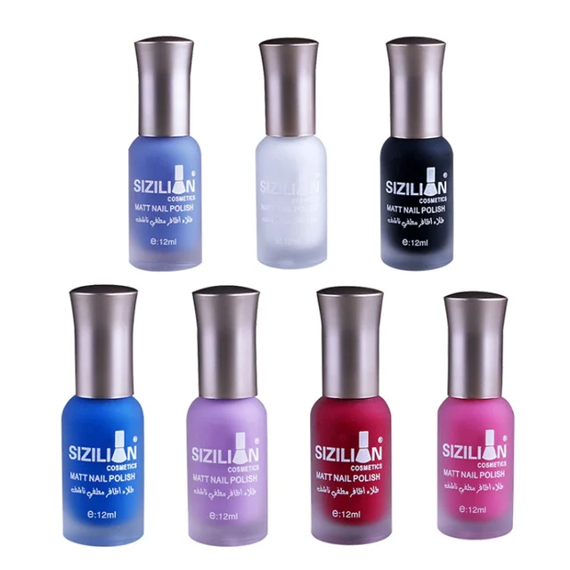 15 Colors Matte Dull Nail Polish Fast Dry Long Lasting Art 15 Colors Matte Dull Nail Polish Fast Dry Long Lasting Art Varnish Lacquer