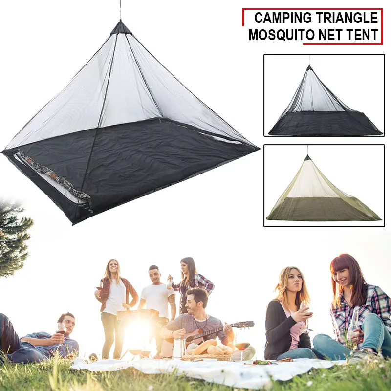 

2 Colors Mosquito Net Tent Set Hanging Camping Tents Practical Outdoors Durable Shelters Fly Screen