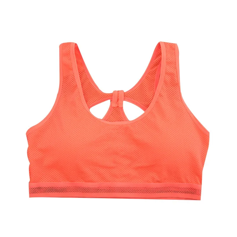 Breathable Girl Quick Dry Running GYM Bras Cropped Top Women Sports Yoga Bras Wireless Padded Bra j2s