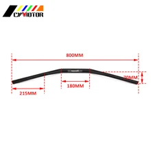 Мотоцикл Renthal руль 28 мм 1 1/" Жир Бар для KTM CRF YZF KLX RMZ EXC Мотокросс яма грязи ATV велосипед